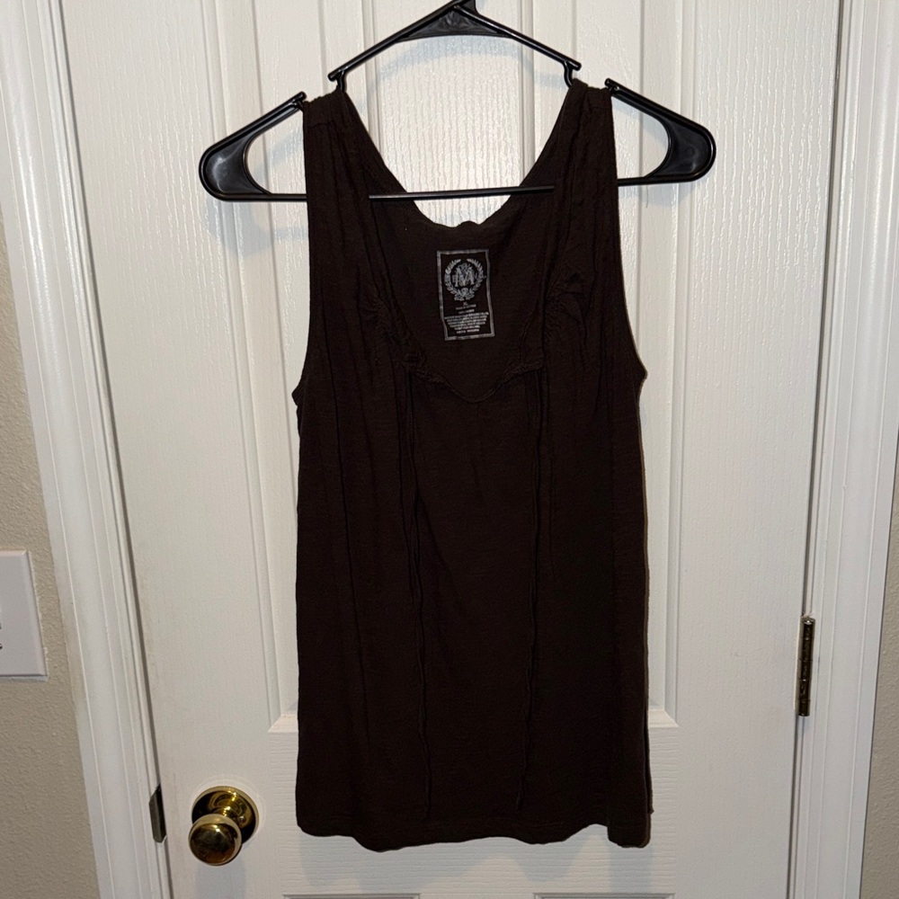 Merona Dark Brown Tank Top